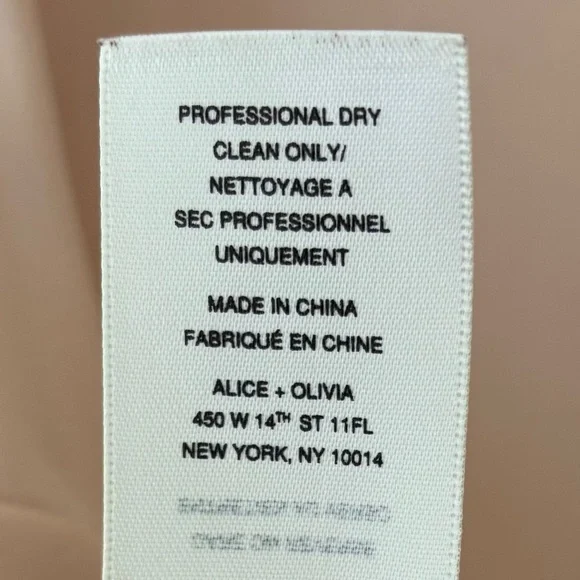 Alice + Olivia Arlene Silk Wrap‎ Georgette Blouse Shirt in Petal Ballerina Pink - Picture 10 of 10